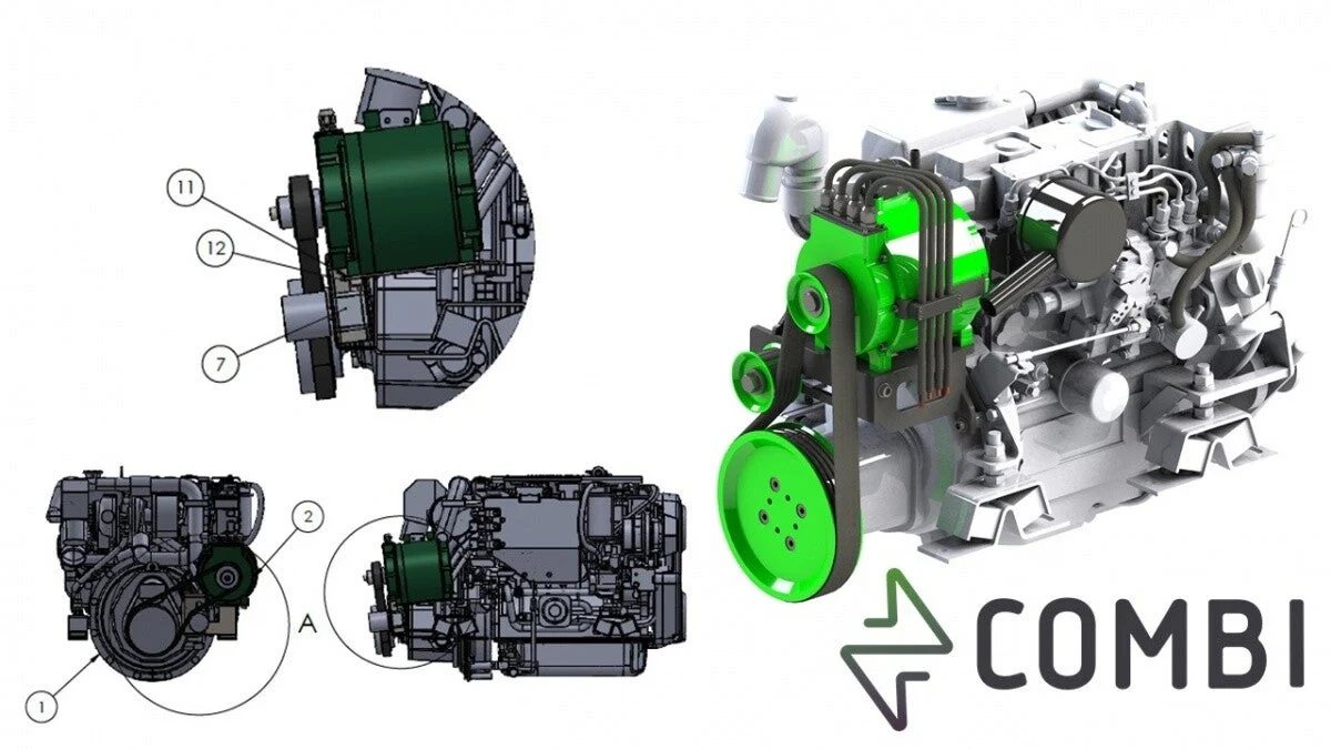 Elektrische binnenboord motor hybride aandrijving Combi 4 - 50 kW - Image 22