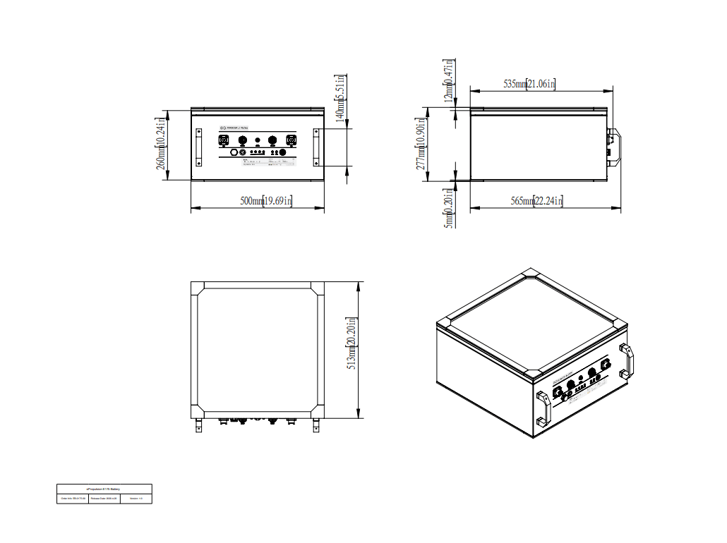 ePropulsion E175 LiFePO4 Accu 9 kWh 48V - Image 10