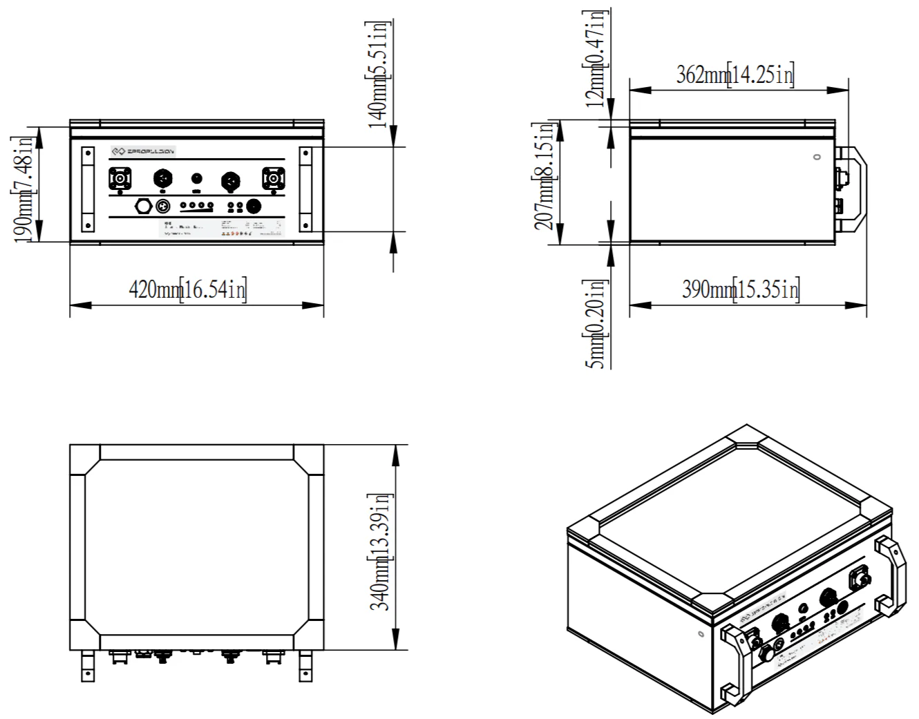ePropulsion E40 LiFePO4 Accu 2 kWh 48V - Image 10