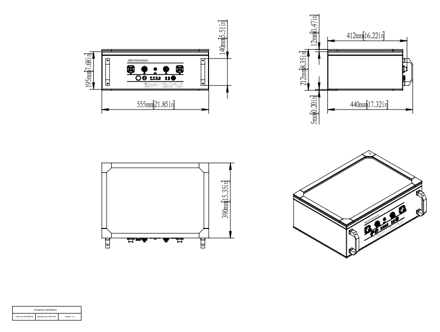 ePropulsion E80 LiFePO4 Accu 4,1 kWh 48V - Image 8