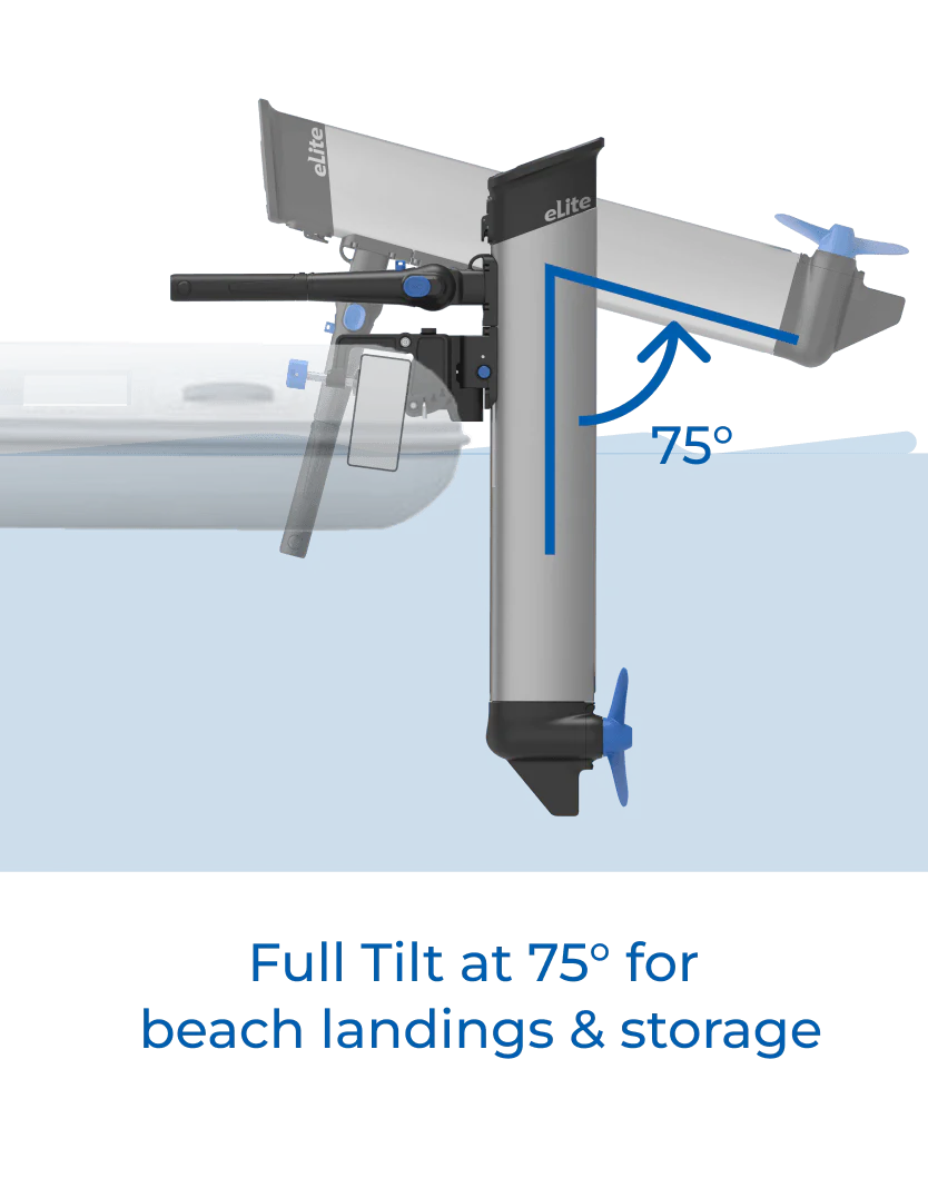 ePropulsion eLite 0,8 kW Stuurknuppel Elektrische buitenboordmotor inclusief 0,4 kWh accu - Image 14