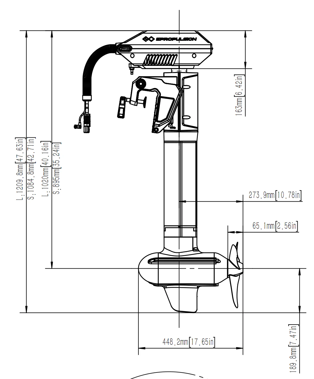 ePropulsion Navy 6.0 Evo 6kW Elektrische buitenboordmotor inclusief afstandsbediening - Image 30
