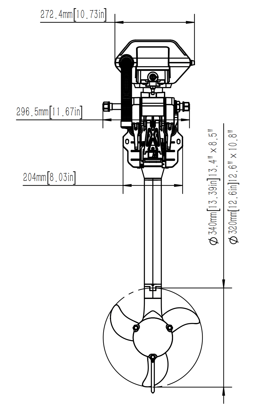 ePropulsion Navy 6.0 Evo 6kW Elektrische buitenboordmotor inclusief afstandsbediening - Image 31