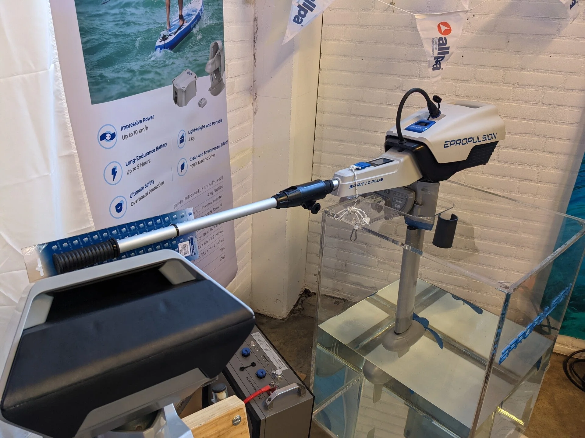 ePropulsion Spirit 1 kW Plus Stuurknuppel Elektrische buitenboordmotor inclusief 1,3 kWh accu - Image 14