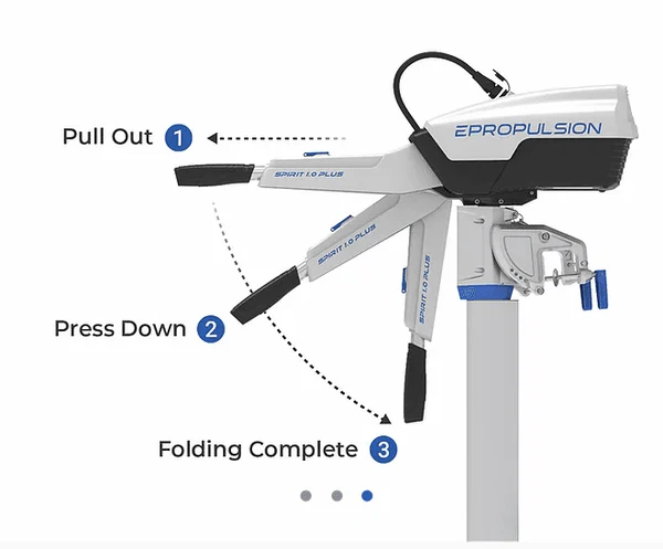 ePropulsion Spirit 1 kW Plus Stuurknuppel Elektrische buitenboordmotor inclusief 1,3 kWh accu - Image 15
