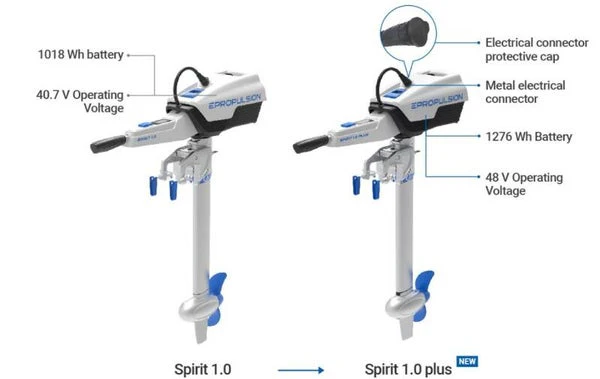ePropulsion Spirit 1 kW Plus Stuurknuppel Elektrische buitenboordmotor inclusief 1,3 kWh accu - Image 57