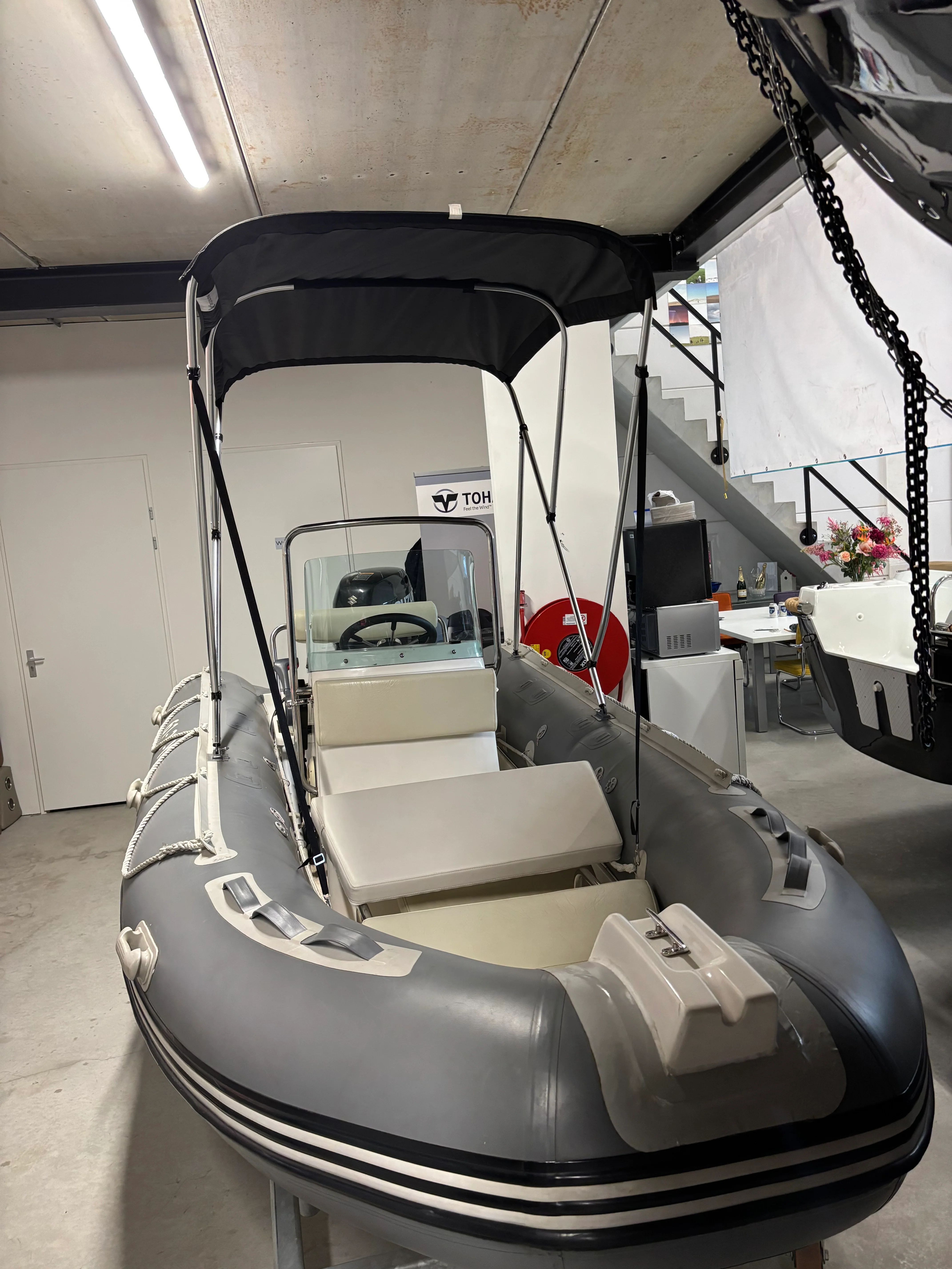 Excellent rib 430 met 50 pk weinig uren Full options - Image 13