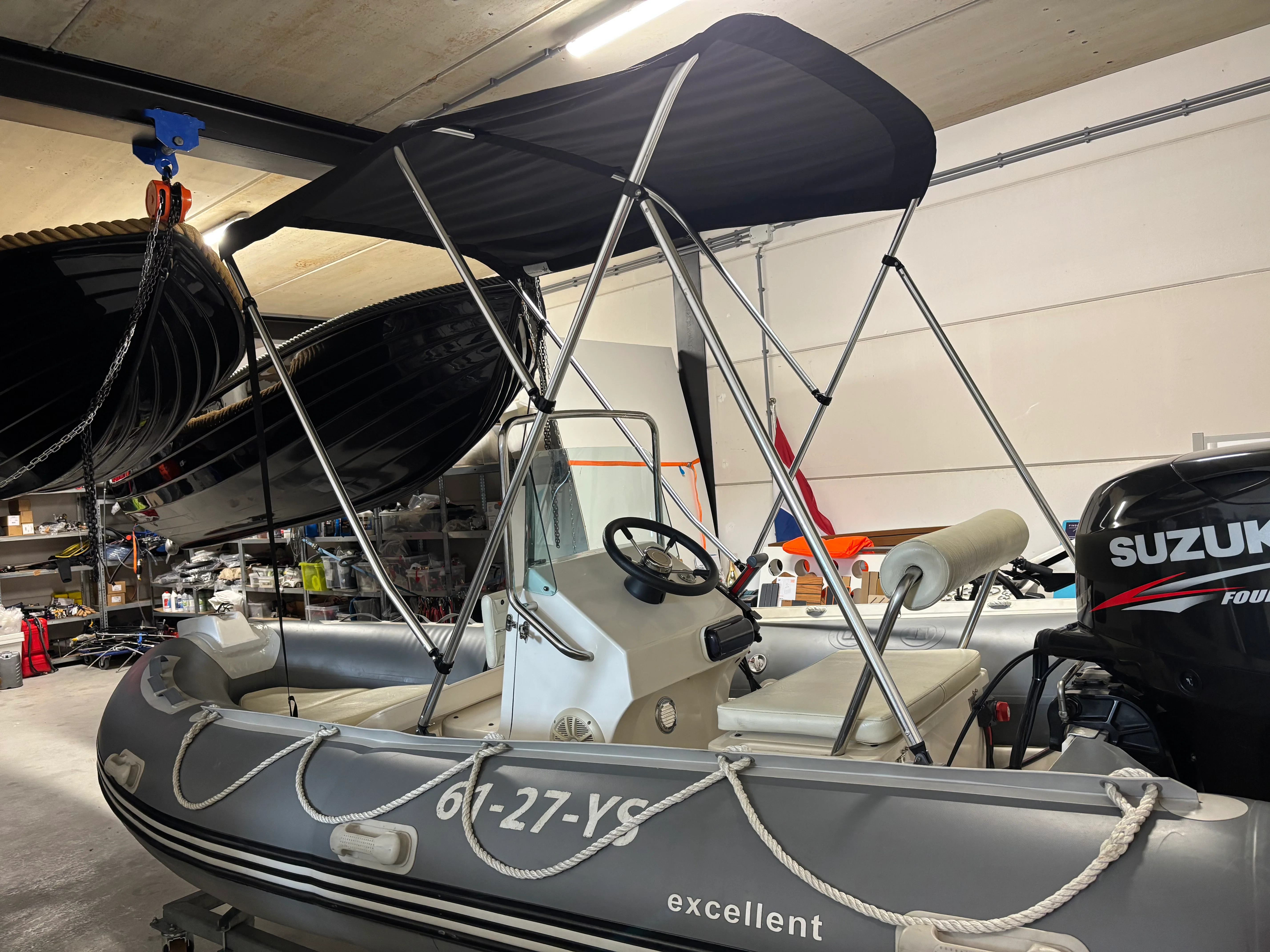 Excellent rib 430 met 50 pk weinig uren Full options - Image 20