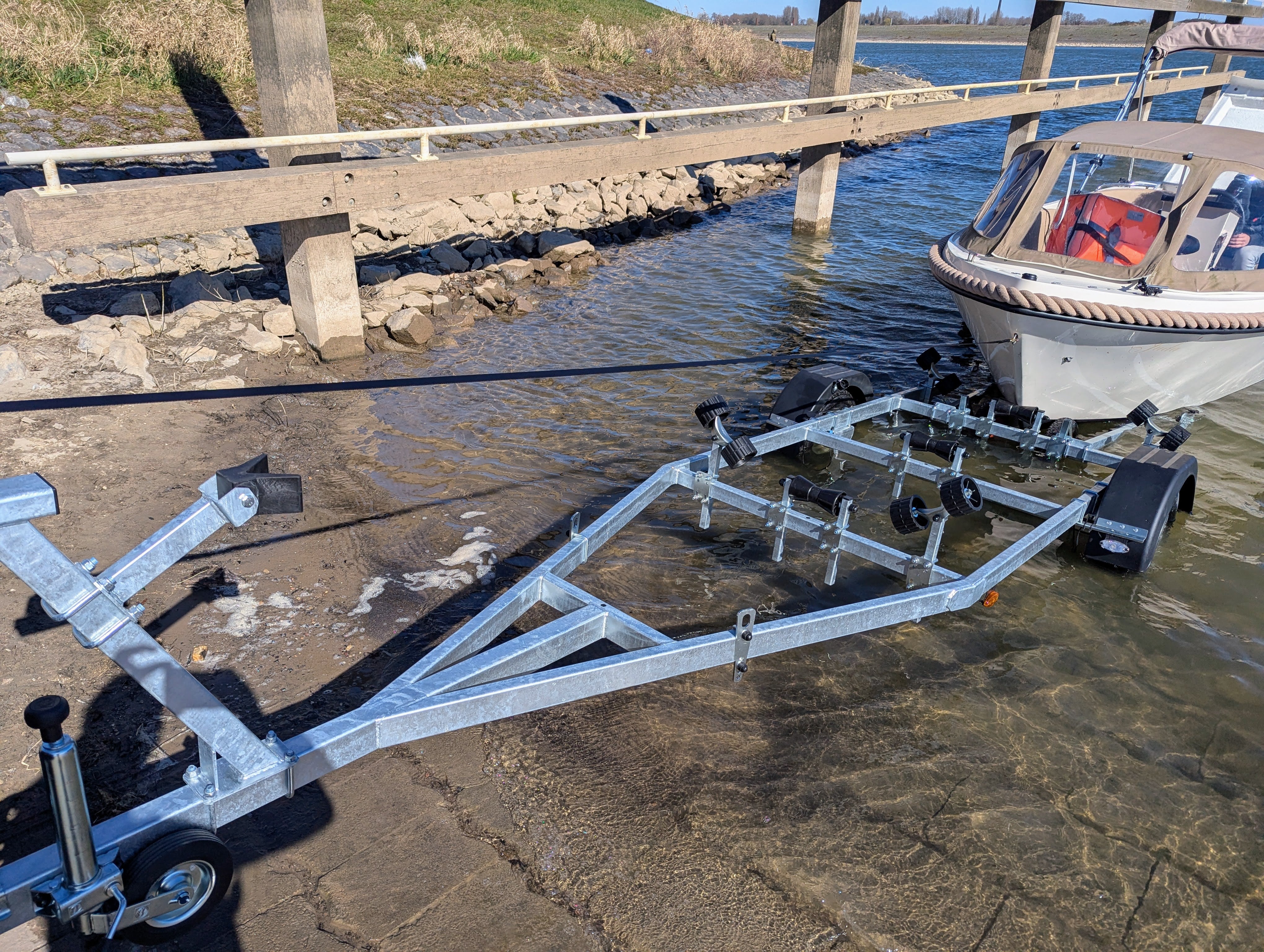 Marinaut 750 Boottrailer tendertrailer tot 565 kilogram en 6,5 meter - Image 21