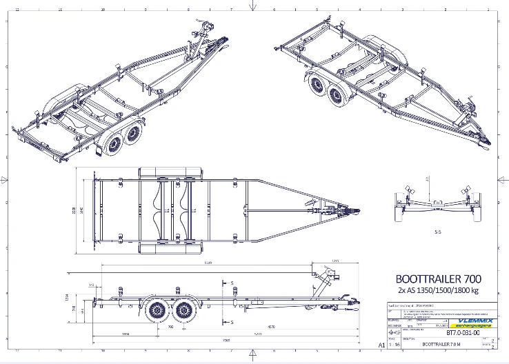 Vlemmix geremde boottrailer - Image 52