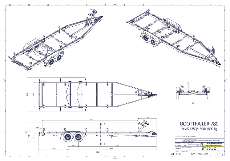 Vlemmix geremde boottrailer - Image 53