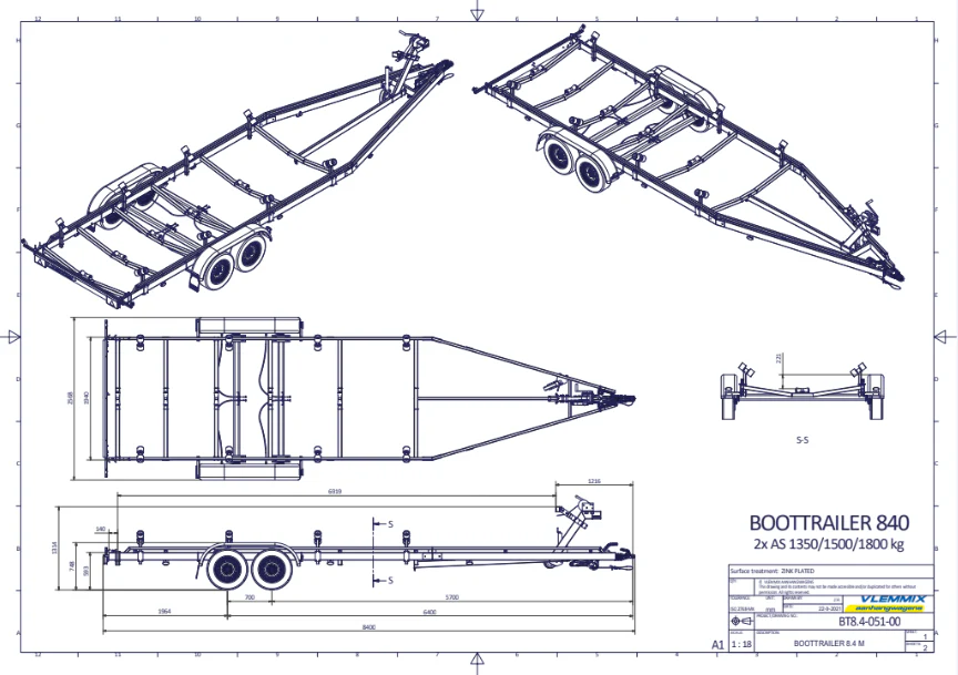 Vlemmix geremde boottrailer - Image 59