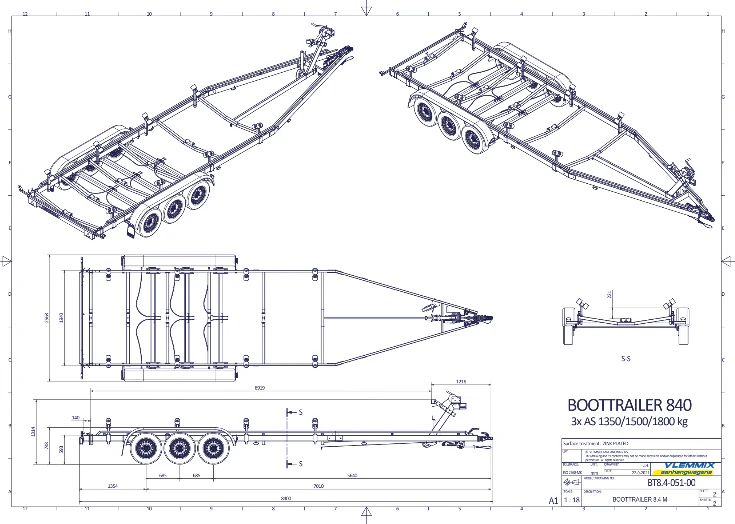 Vlemmix geremde boottrailer - Image 62