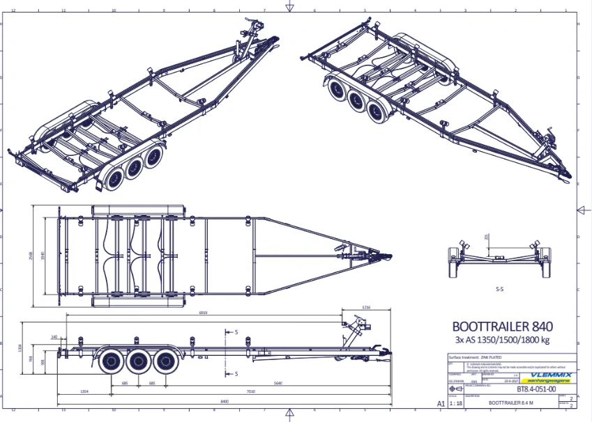 Vlemmix geremde boottrailer - Image 63