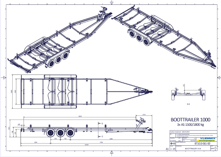 Vlemmix geremde boottrailer - Image 67