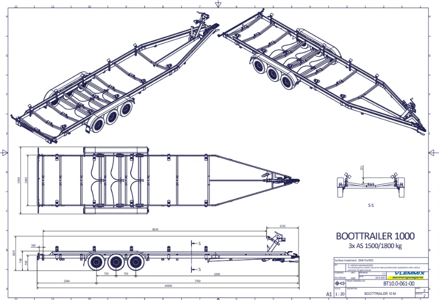 Vlemmix geremde boottrailer - Image 70